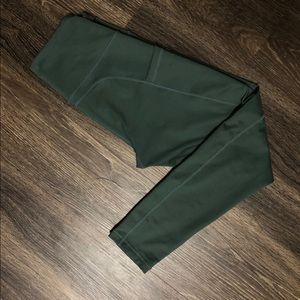 Zella - Army Green Leggings ft. Side Pockets
